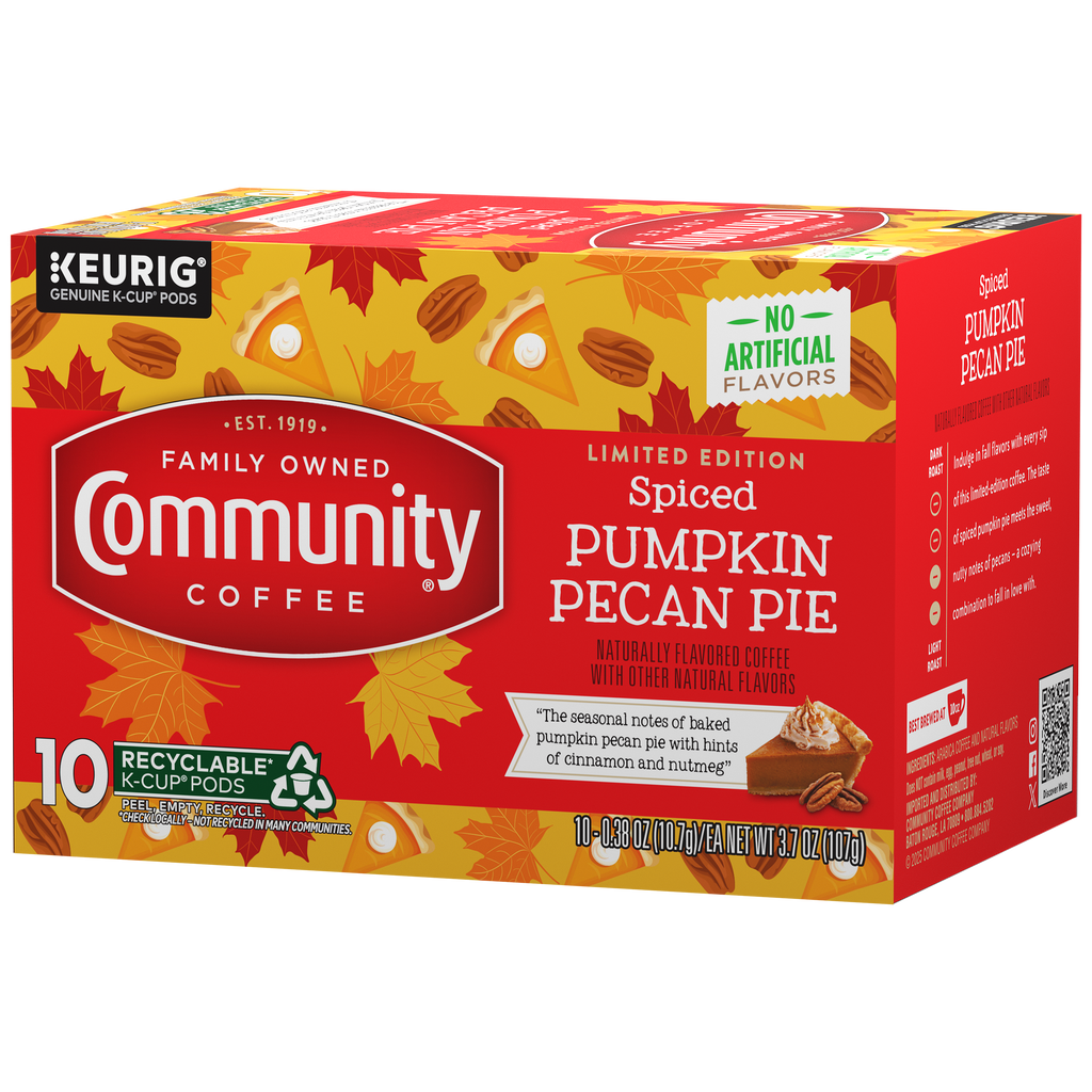 Spiced Pumpkin Pecan Pie K-Cup® Pods | Community Coffee