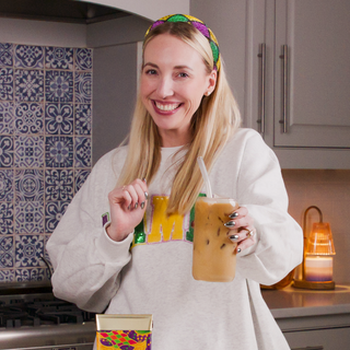 Mardi Gras King Cake Cold Brew