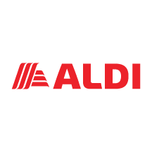 The Aldi grocery store logo in red text.