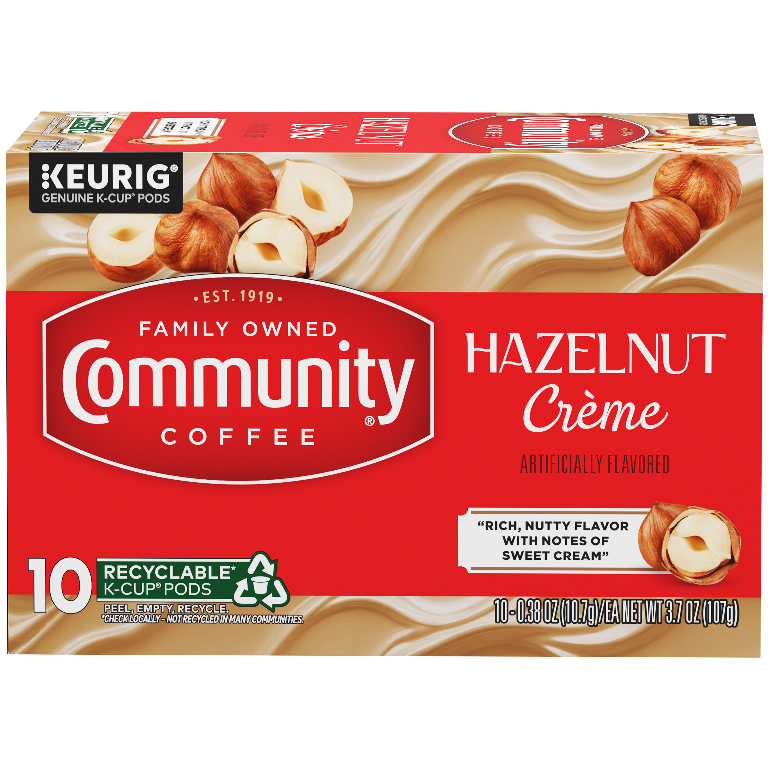 Hazelnut Crème K-Cup® Pods | Community Coffee Hazelnut Crème K-Cup® Pods | Community Coffee