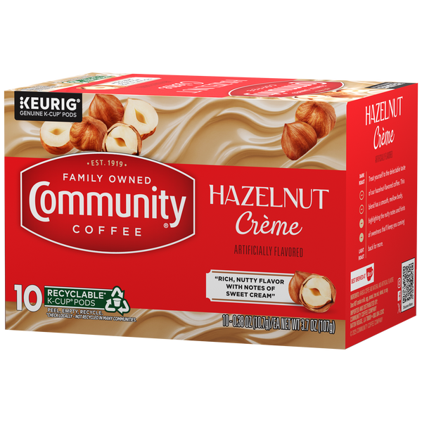 Hazelnut Crème K-Cup® Pods | Community Coffee