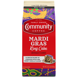 Community Coffee Mardi Gras King Cake blend — product image