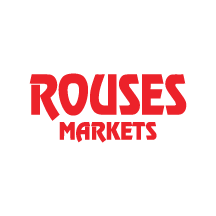 The Rouses Markets grocery store logo in red text.